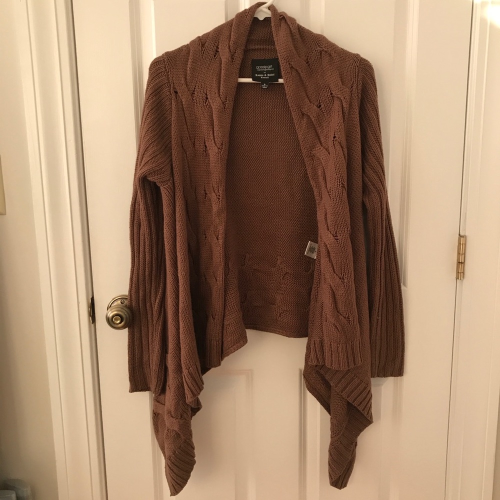 Brown cardigan